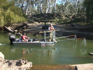 Electrofishing on the Murray River Figure 2