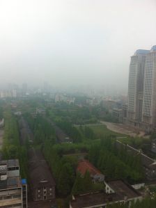 A 'good day' for Shanghai's air pollution.