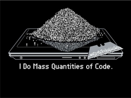 mass quantitities of code
